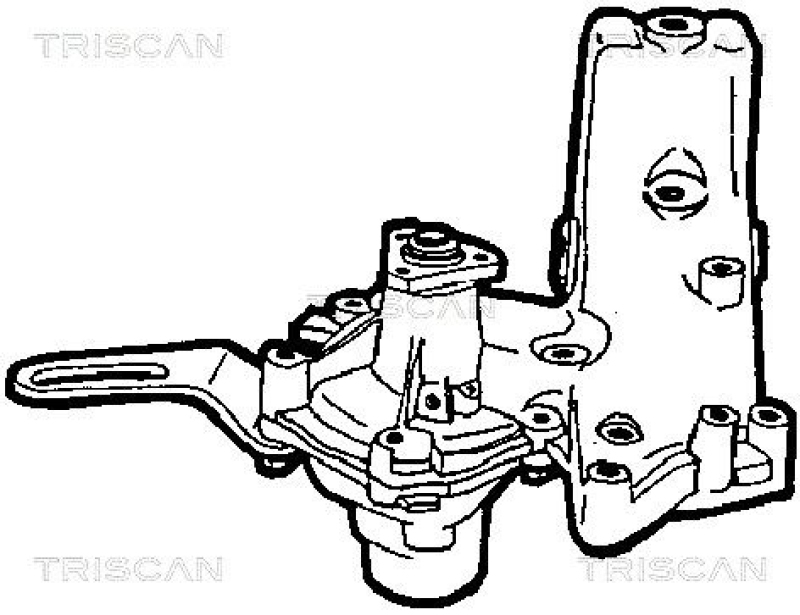 TRISCAN 8600 15970 Wasserpumpe für Fiat Ducato 1.9 Diesel