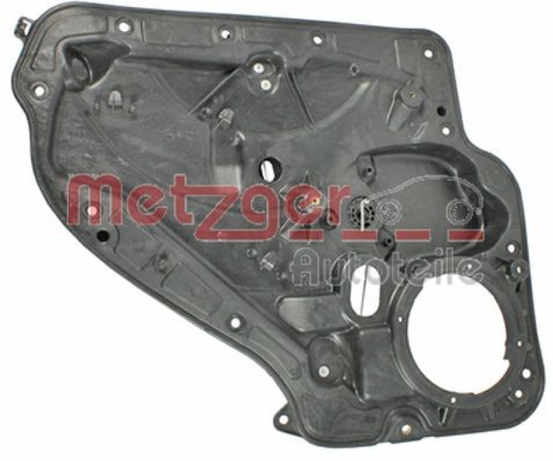 METZGER 2160313 Fensterheber Ohne Motor Mit Platte für VW hinten links