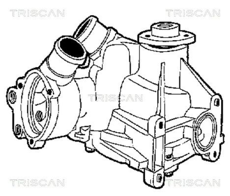 TRISCAN 8600 23009 Wasserpumpe für Mercedes 280S, 300S, 320S