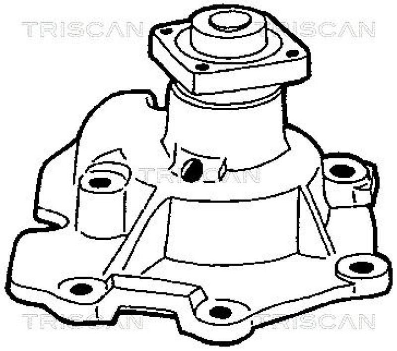 TRISCAN 8600 16836 Wasserpumpe für Ford Transit Diesel, 86->