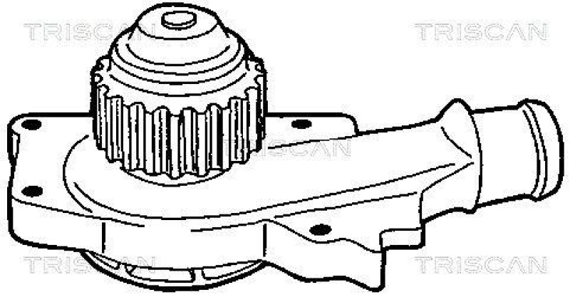 TRISCAN 8600 16837 Wasserpumpe für Ford Escort, Fiesta, Orion