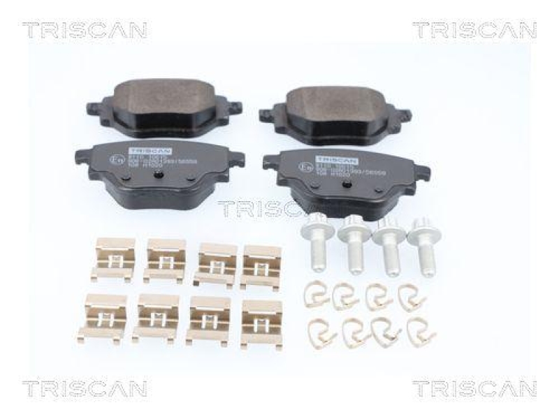 TRISCAN 8110 10615 Bremsbelag Hinten für Citroen, Peugeot, Opel