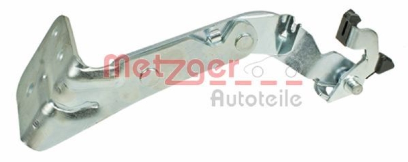 METZGER 2310065 Rollenführung, Schiebetür für FIAT/PEUGEOT/CITROEN rechtsUNT. /MIT HALTER