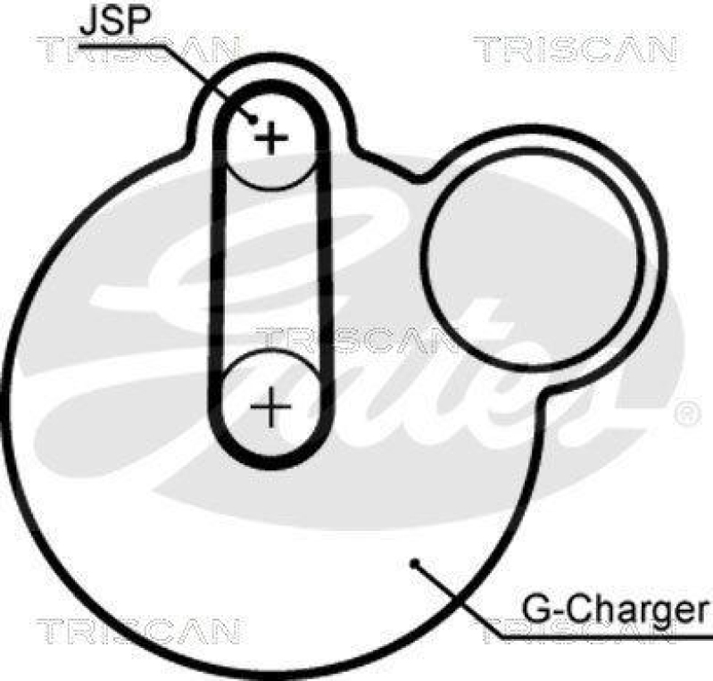 TRISCAN 8645 5640 Zahnriemen für Vw