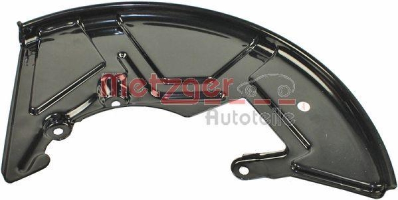 METZGER 6115075 Spritzblech, Bremsscheibe für AUDI/SEAT/VW VA links