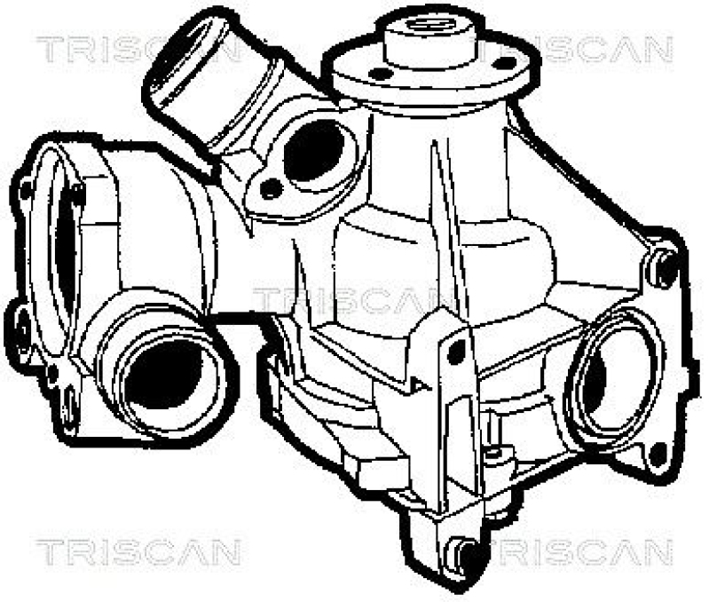 TRISCAN 8600 23006 Wasserpumpe für Mercedes 300E 24V