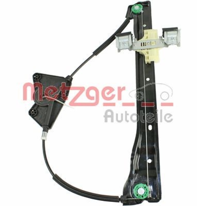 METZGER 2160371 Fensterheber Ohne Motor für SEAT/SKODA/VW vorne links