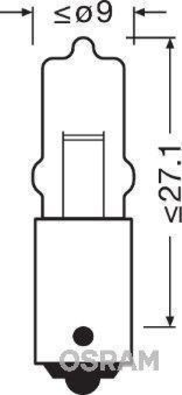 OSRAM 64113 Glühbirne Innenraumleuchte 12V 10W