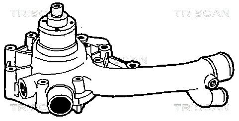 TRISCAN 8600 23826 Wasserpumpe für Mercedes 190/190E