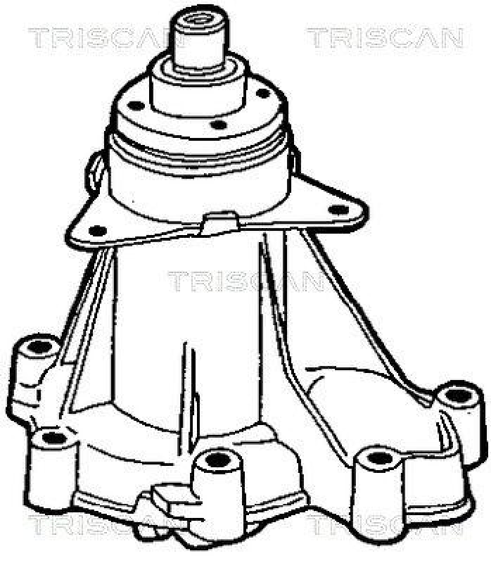 TRISCAN 8600 23827 Wasserpumpe für Mercedes 190D