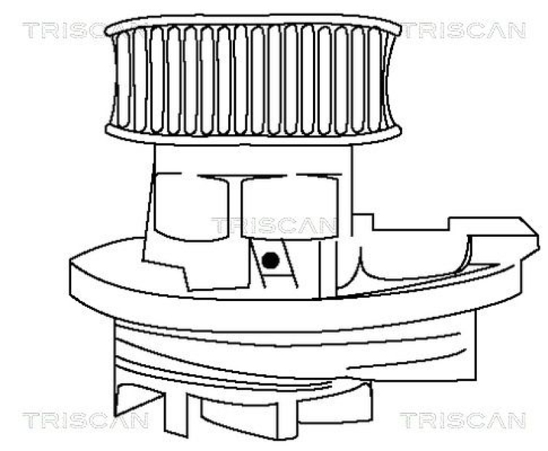 TRISCAN 8600 24002 Wasserpumpe für Opel Astra,Vectra,Omega,Ca