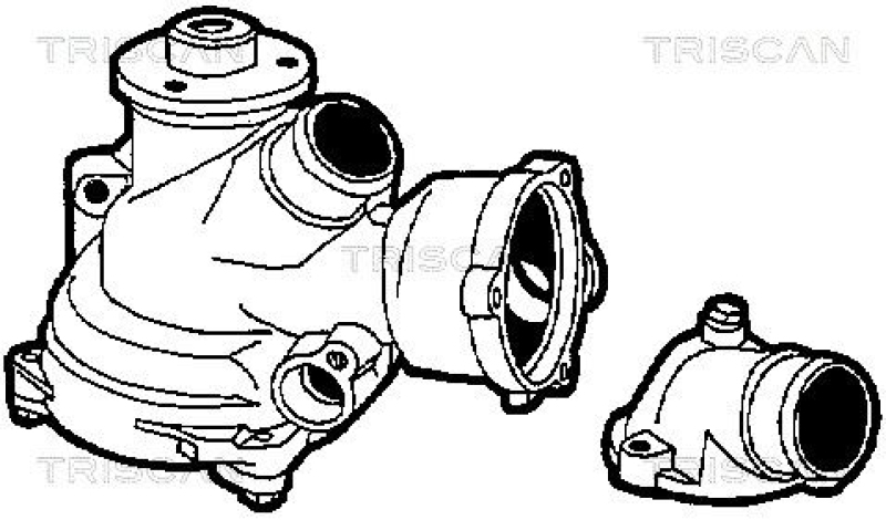 TRISCAN 8600 23982 Wasserpumpe für Mercedes W107/201 2.6/300