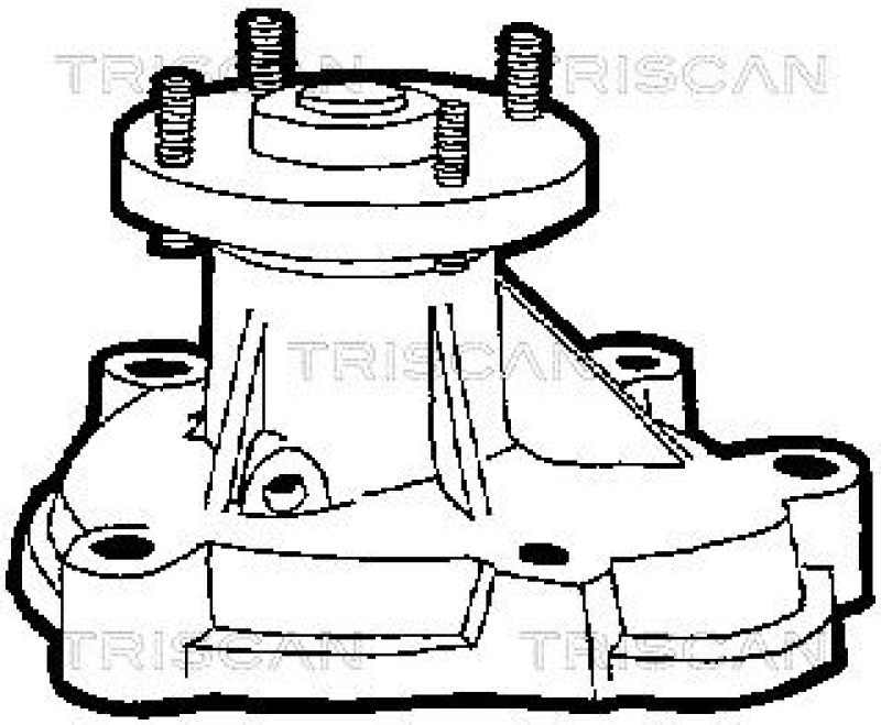 TRISCAN 8600 24006 Wasserpumpe für Opel Corsa,Astra,Vectra 1.