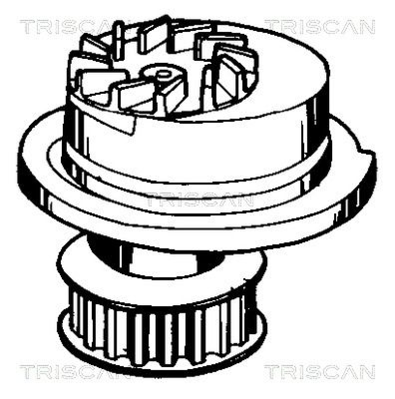 TRISCAN 8600 24051 Wasserpumpe für Opel Corsa, Kadett, 1.2 -