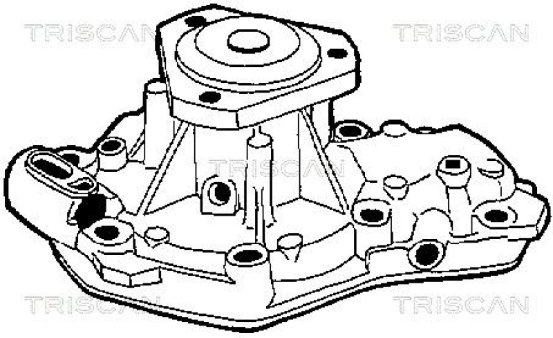 TRISCAN 8600 25001 Wasserpumpe für Renault R21, R25, 2.0