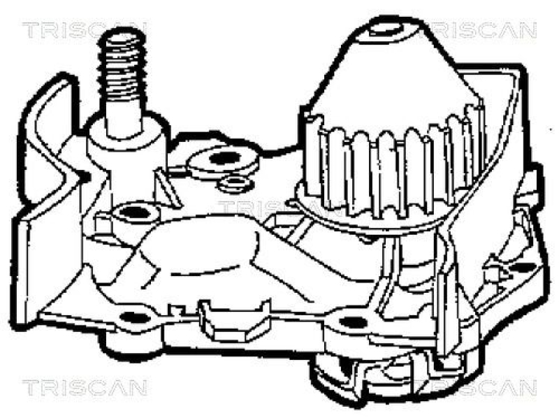 TRISCAN 8600 25009 Wasserpumpe für Renault Megane 1.4I