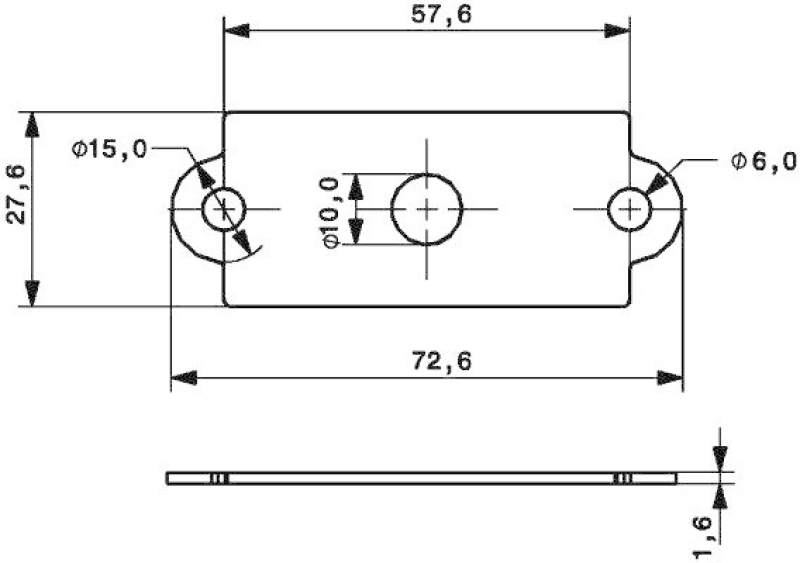 HELLA 9GD 980 867-507 Formdichtung