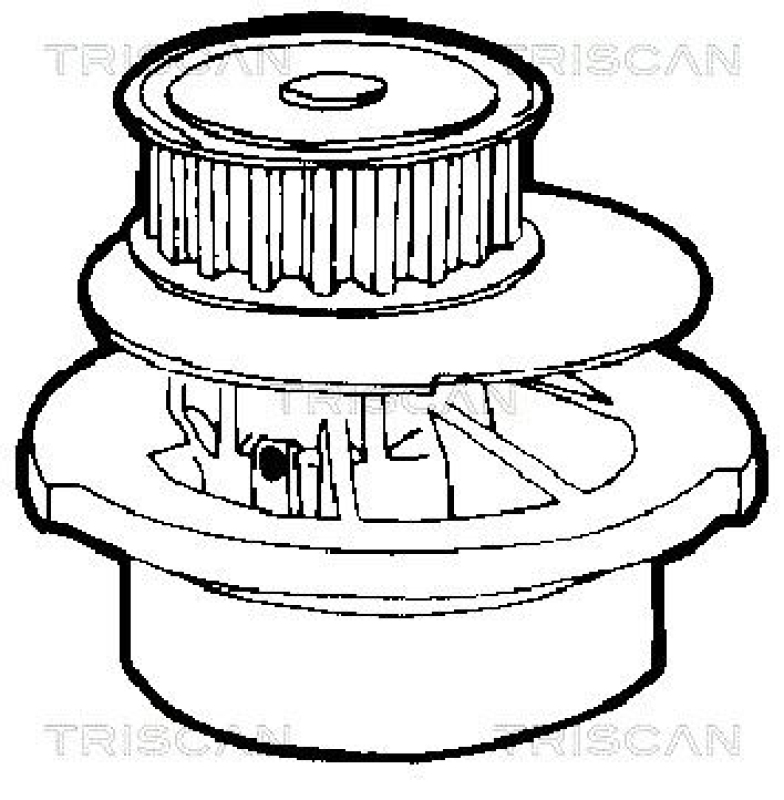 TRISCAN 8600 24868 Wasserpumpe für Opel: Kadett E 1.6 87->