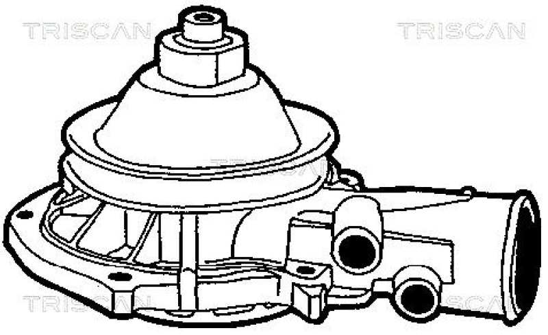 TRISCAN 8600 24895 Wasserpumpe für Opel Omega 2.3D, Td, 3.0I