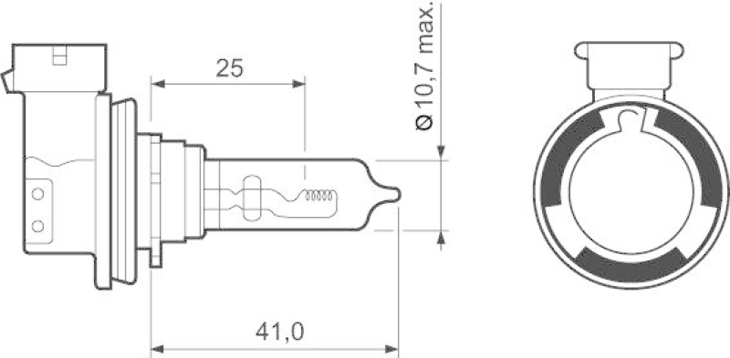 VALEO 032011 H9 Fahrzeuglampe Karton ESSENTIAL