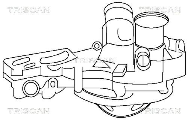 TRISCAN 8600 25004 Wasserpumpe für Renault Twingo