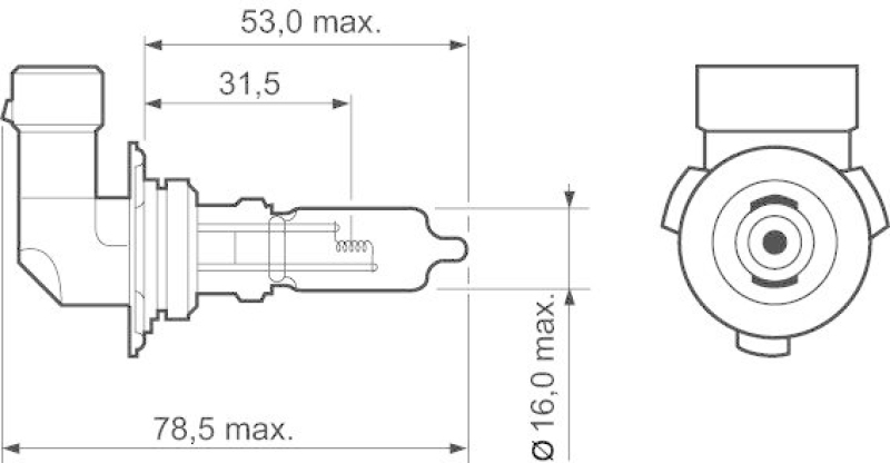 VALEO 032013 HB3 Fahrzeuglampe Karton Essential