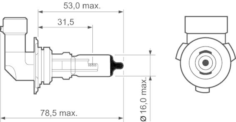 VALEO 032015 HB4 Fahrzeuglampe Karton Essential