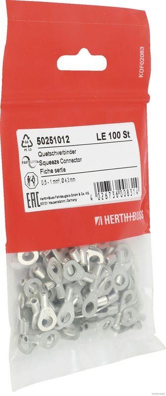 HERTH+BUSS ELPARTS 50251012 Quetschkabelschuh 0,5-1,0 Qmm