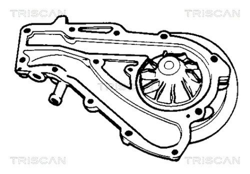 TRISCAN 8600 25814 Wasserpumpe für Renault 5 Super