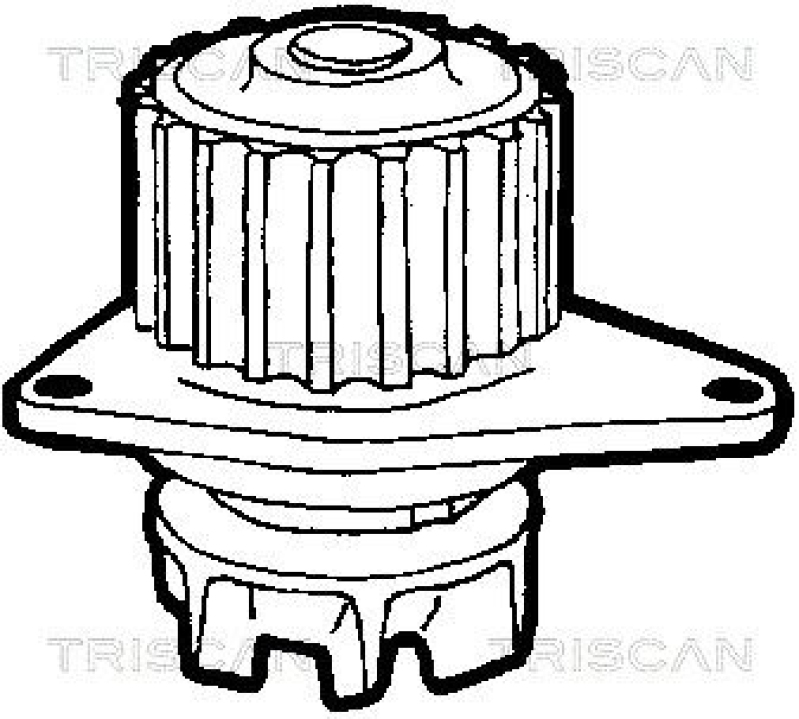 TRISCAN 8600 28844 Wasserpumpe für Citroen, Peugeot