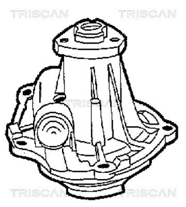 TRISCAN 8600 29006 Wasserpumpe für Audi A4 1.9 D/Td, Polo 1.9