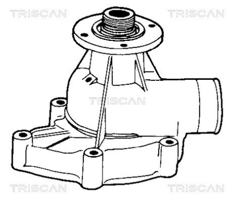 TRISCAN 8600 11024 Wasserpumpe für B.M.W. Serie 5.6.7 6 Cyl.