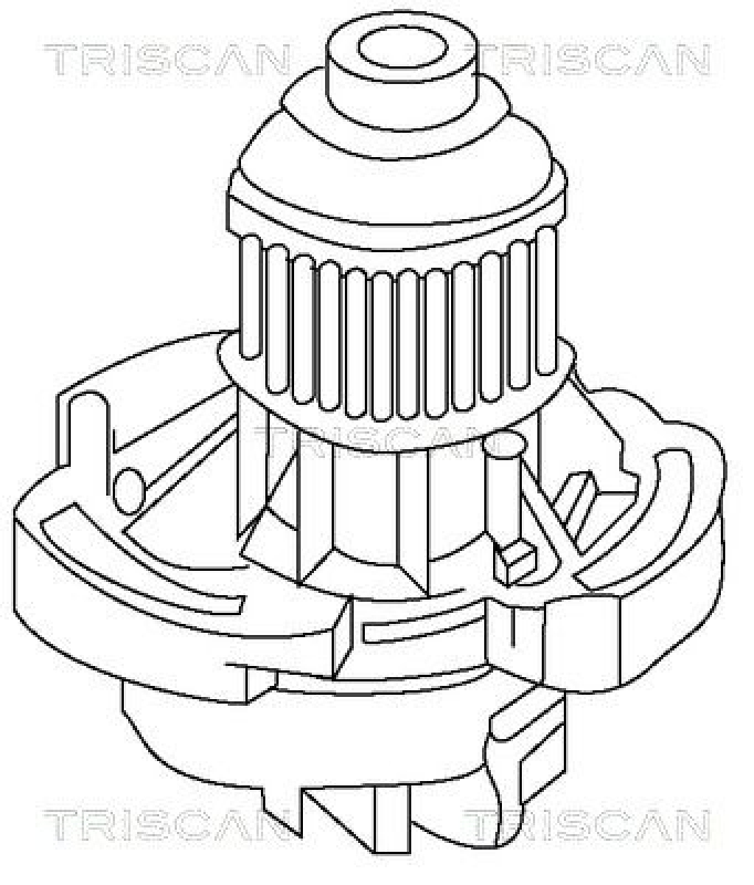 TRISCAN 8600 29001 Wasserpumpe für Volkswagen Polo 1.4D