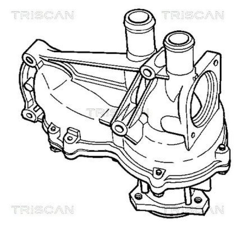 TRISCAN 8600 29002 Wasserpumpe, Mit Gehäuse für W/O Housing = 8600 29140