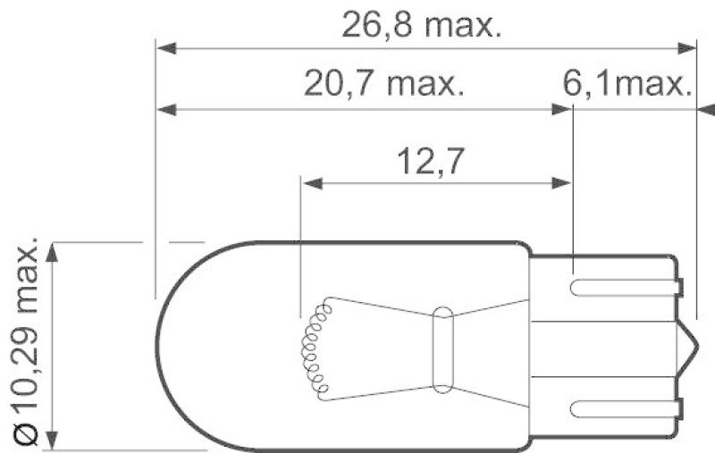 VALEO 032209 W3W Signallampe Karton x10 ESSENTIAL