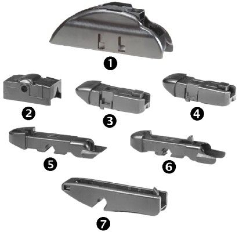 HELLA 9XW197765-221 Wischblatt WBU22 Scheibenwischer 550 mm vorne