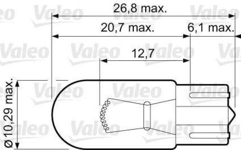 VALEO 032213 WY5W Signallampe Karton x10 ESSENTIAL