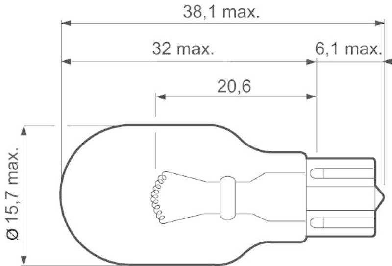 VALEO 032215 W16W Signallampe Karton x10 ESSENTIAL