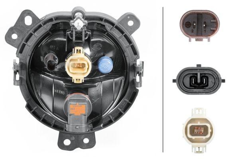 HELLA 1N1 011 748-121 Nebelscheinwerfer rechts Halogen MINI