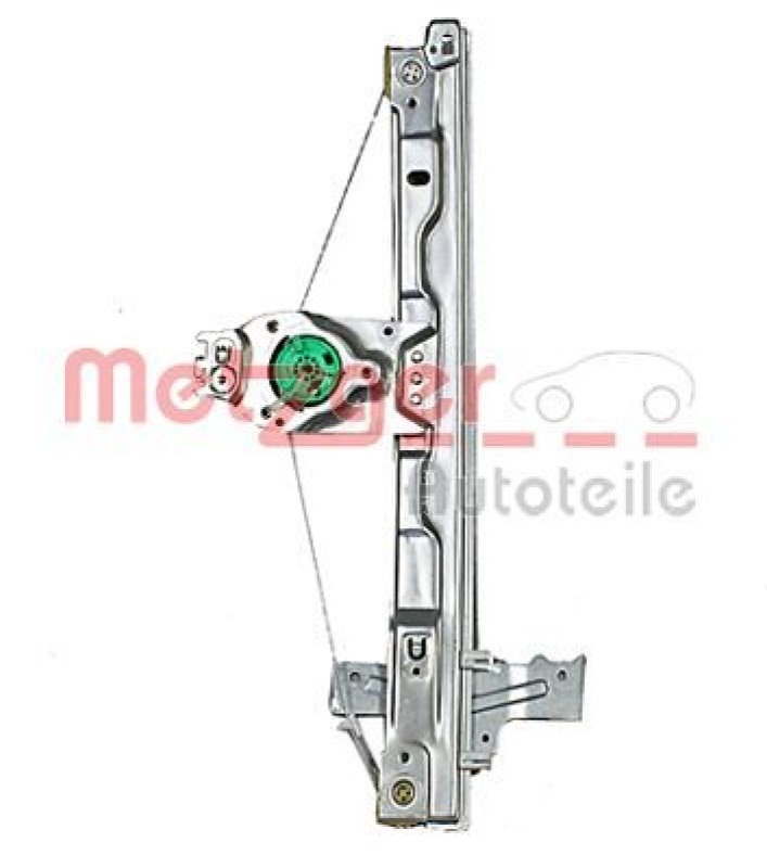 METZGER 2160444 Fensterheber Ohne Motor für PEUGEOT vorne rechts