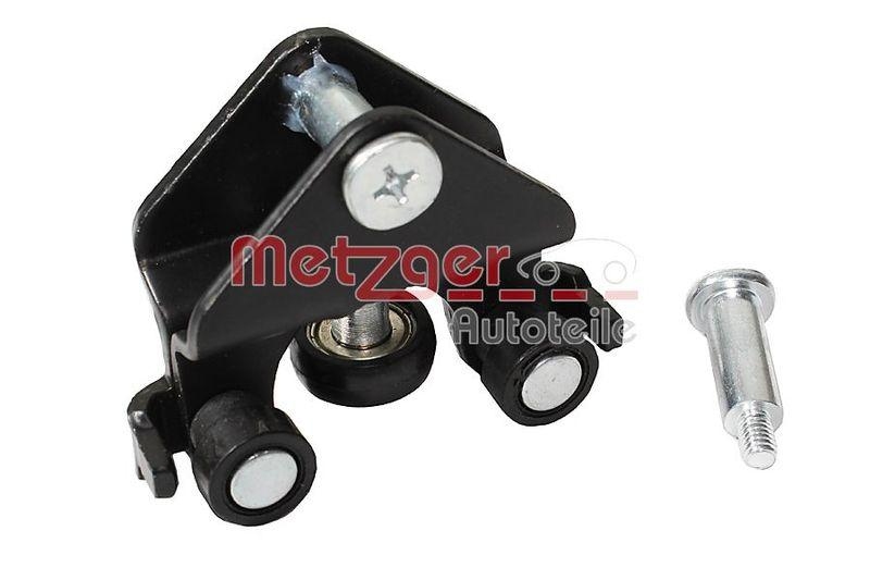 METZGER 2310163 Rollenführung, Schiebetür für OPEL/VAUXHALL links/rechts UNTEN