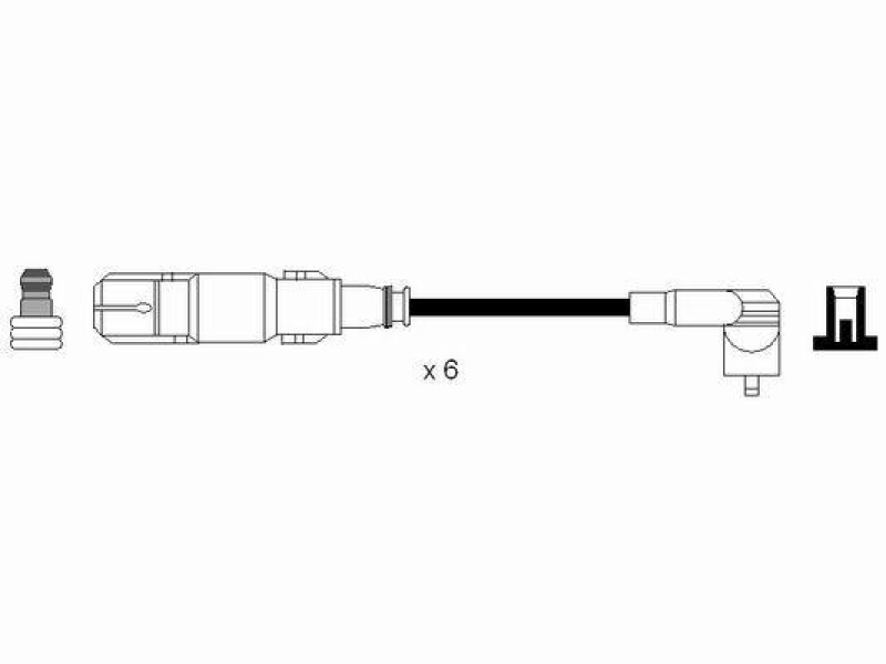 NGK 7065 Zündleitungssatz RC-MB225 |Zündkabel