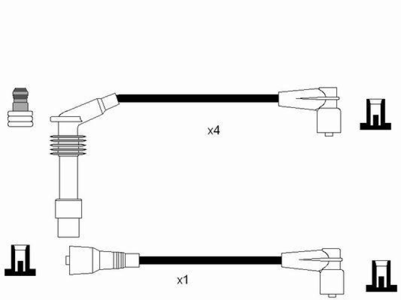 NGK 7070 Zündleitungssatz RC-OP306 |Zündkabel