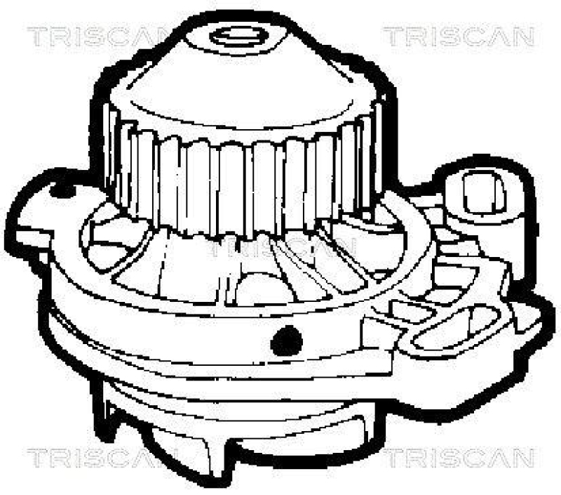 TRISCAN 8600 29897 Wasserpumpe für Audi 100, 200, 5 Cyl. 2.2