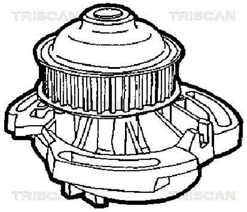 TRISCAN 8600 29984 Wasserpumpe für Vw Polo 1.3, Golf 1.3, 1.4