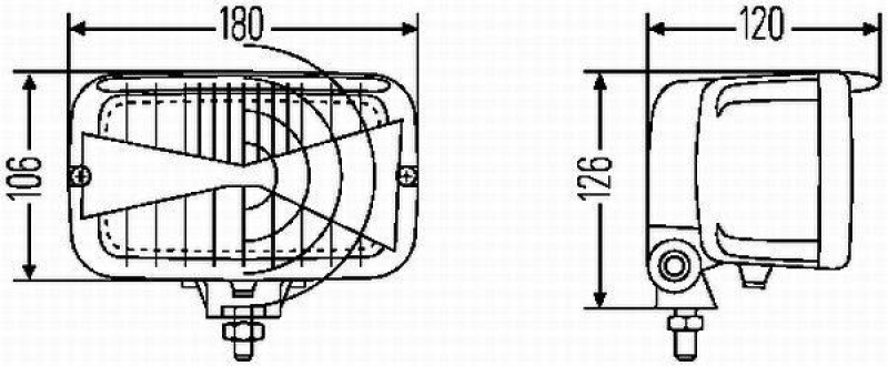 HELLA 1AB 007 145-007 Hauptscheinwerfer 12 V