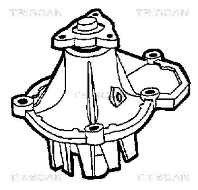 TRISCAN 8600 14003 Wasserpumpe für Nissan Micra 1.0, 1.3