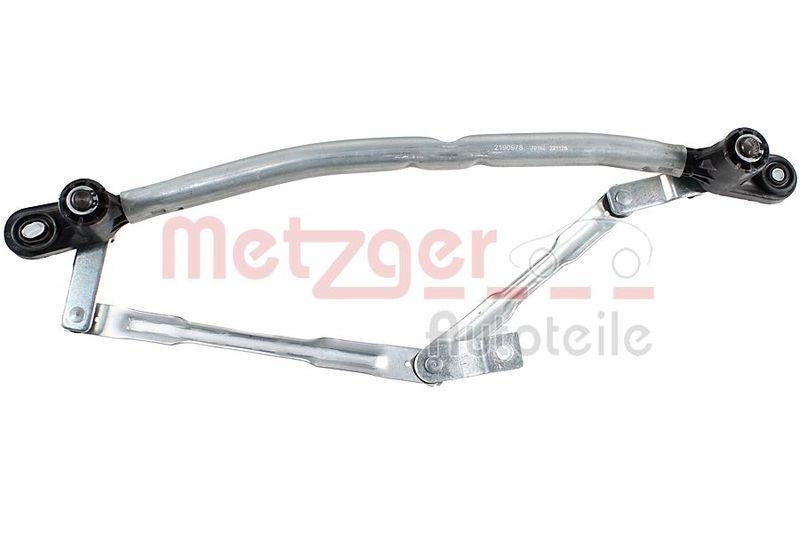 METZGER 2190978 Wischergestänge Ohne Motor für FIAT vorne