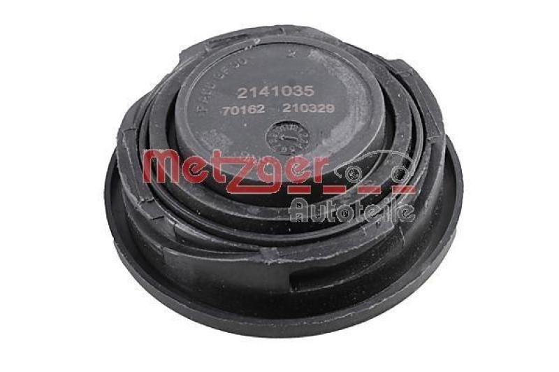 METZGER 2141035 Verschluss, Öleinfüllstutzen für AUDI/SEAT/SKODA/VW