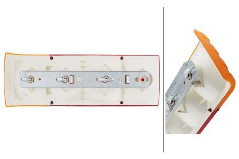 HELLA 2SD 004 460-011 Heckleuchte Halogen